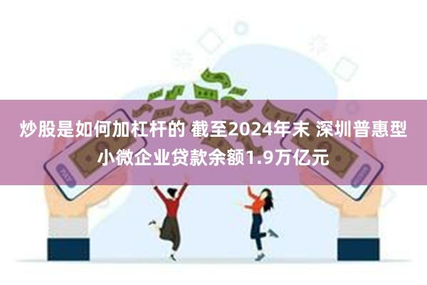 炒股是如何加杠杆的 截至2024年末 深圳普惠型小微企业贷款余额1.9万亿元